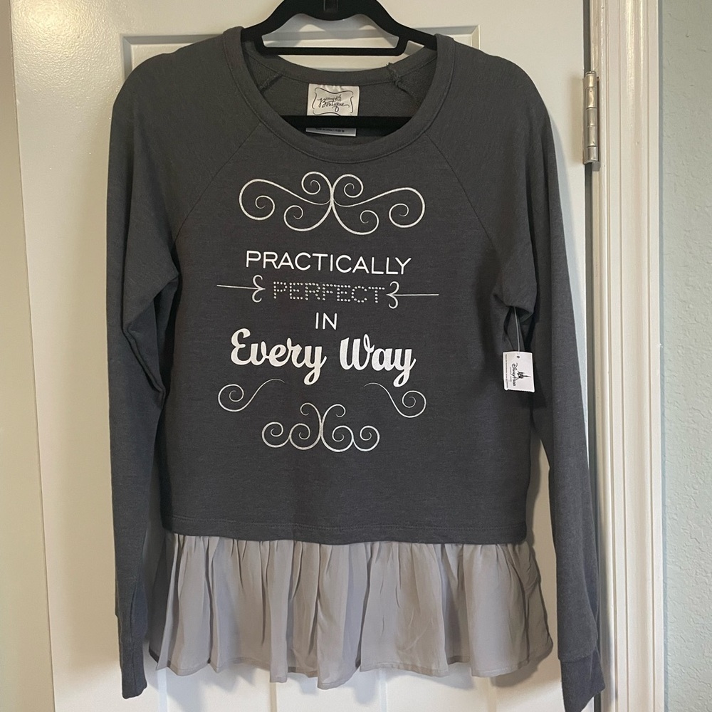 NWT Disney Boutique Women’s Practically Perfect in Every Way Top